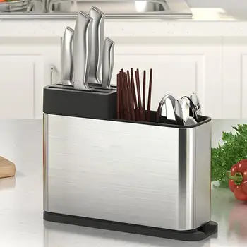 

Kitchen Organizer Rack Chopsticks Cutter Fork Box Shovel Spoon Strainer Rack Cutlery Storage Kitchen Stainless Steel Rack