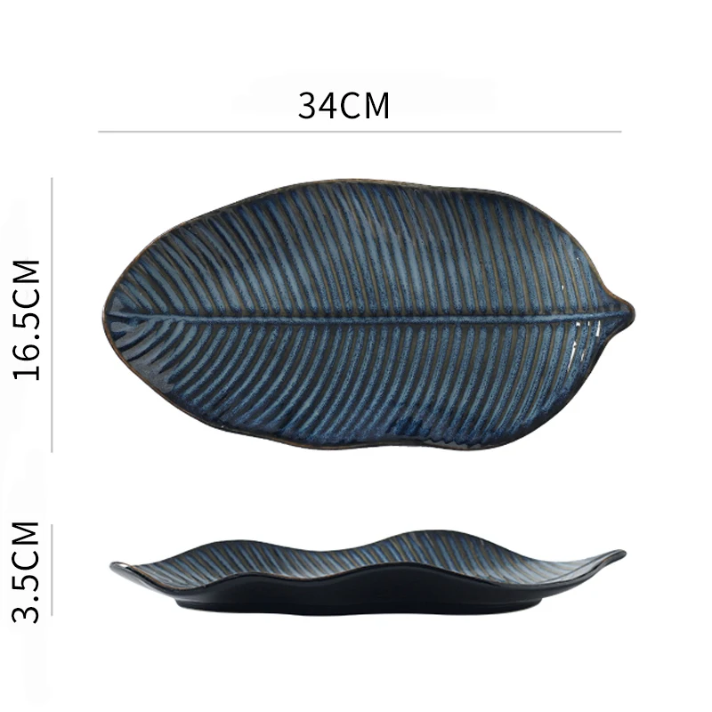 C blue 34x16.5cm