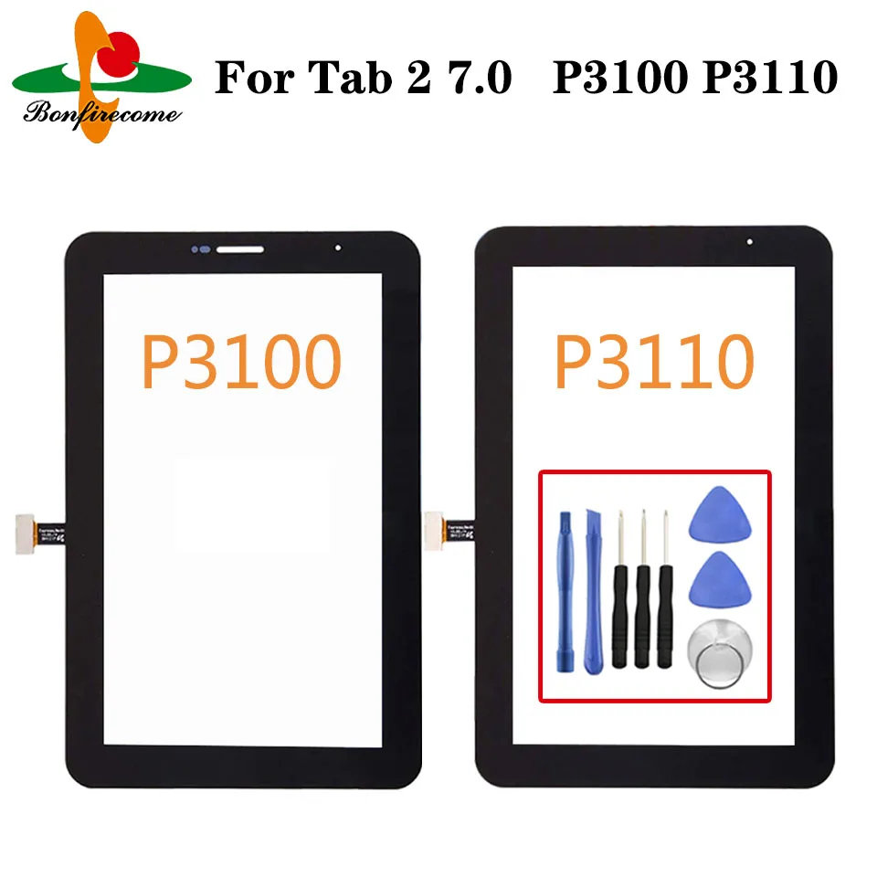 Сенсорный экран 7 0 дюйма для Samsung Galaxy Tab 2 сменный сенсорный P3100 P3110 передний