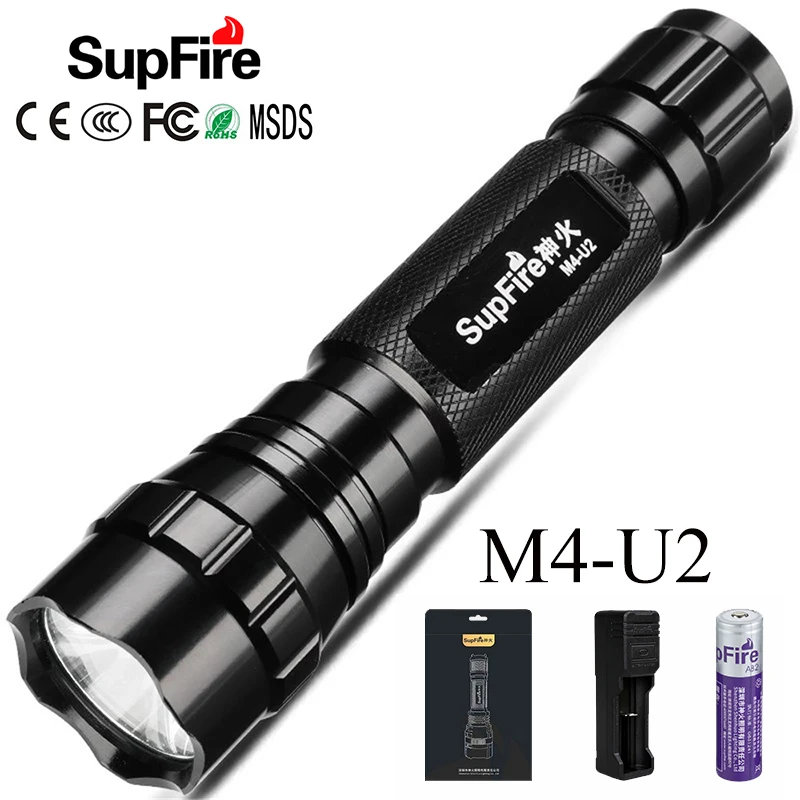 Supfire Led Flashlight 18650 Flash Light Mini Torch Lantern EDC Hand Lamp M4 CREE XM-L2 2000lm Linterna LED Work Light
Supfire Led Flashlight 18650 Flash Light Mini Torch Lantern EDC Hand Lamp M4 CREE XM-L2 2000lm Linterna LED Work Light