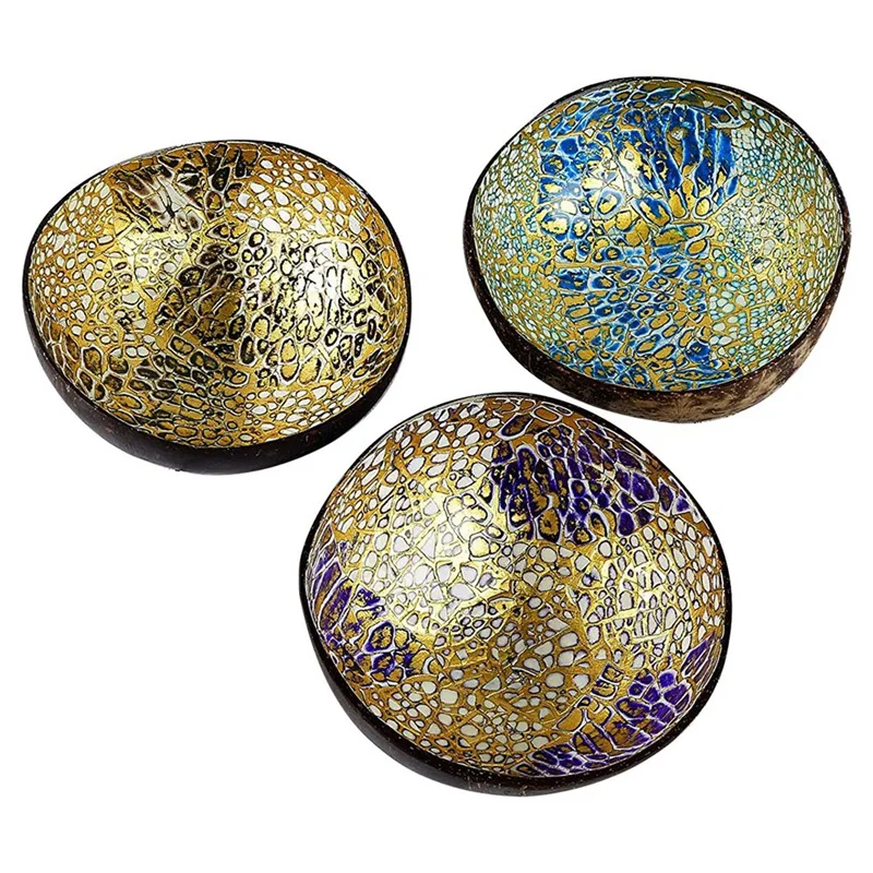Natural Coconut Bowls Shell Decorative for Candle Fall Candy Dish Key Bowl Entryway | Дом и сад