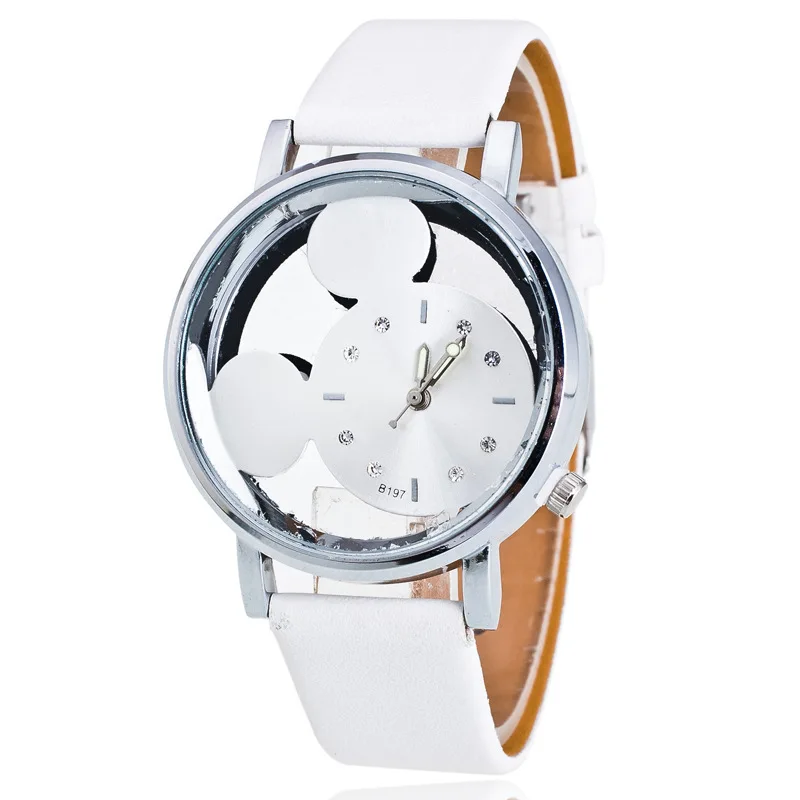 

Children Fashion Quartz Watch Mickey Men And Women Watch Ulzzang South Korea Students Korean-style Simple Trend Watch
