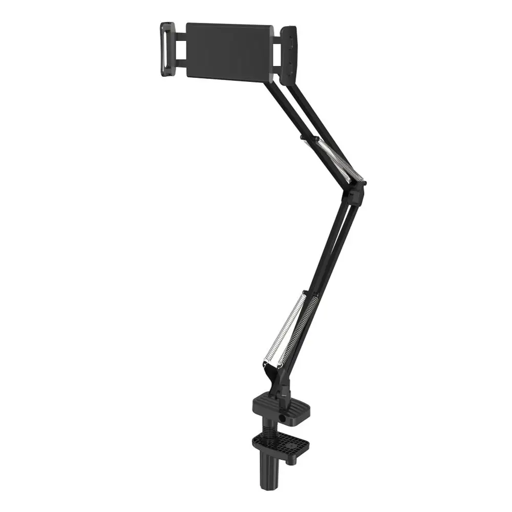 

Tablet & Cell Phone Mount Lazy Holder Adjustable Long Arm Clamp, Flexible Tablet Bracket for iPad, iPhone 11 Pro Max 8 7