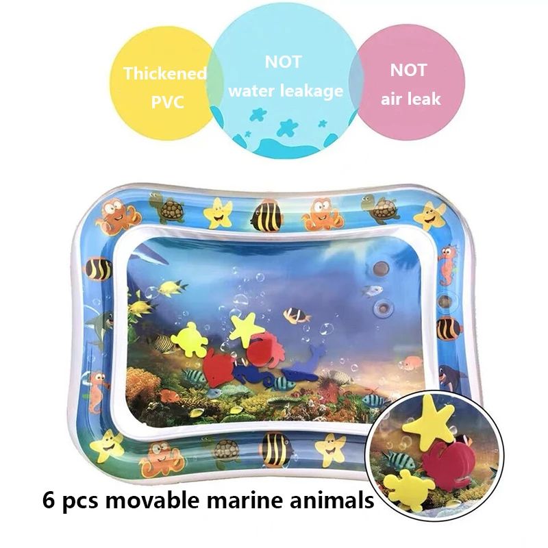 LF Sxsounai милые морские животные надувная подушка детская летняя игра воды охлаждающая Подушка экологически утолщенный ПВХ игрушечный
