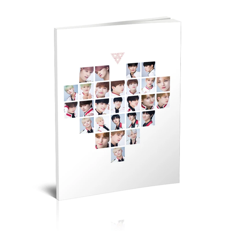 

Kpop SEVENTEEN CARAT Photobook Fashion K-pop SEVENTEEN JEONGHAN JOSHUA MINGYU DK DINO Mini Photo Album Photo Card Fans Souvenir