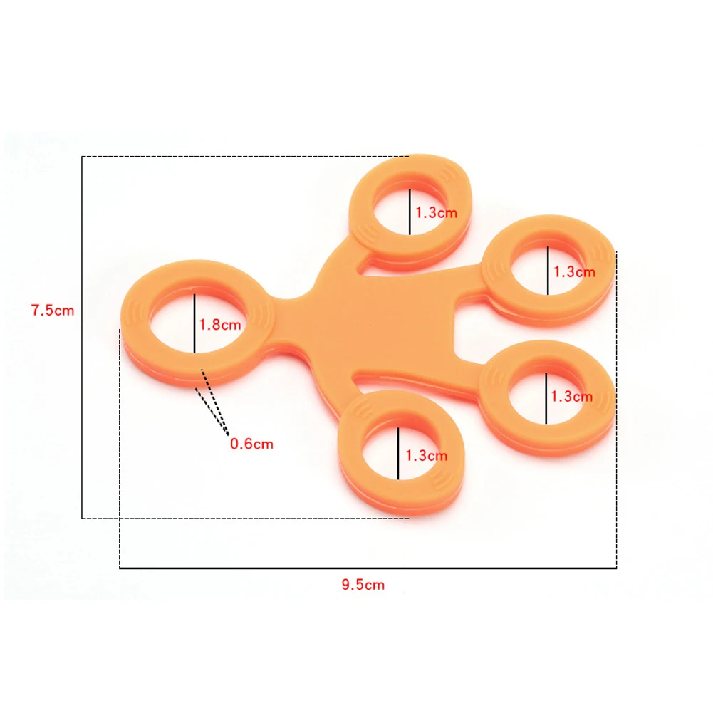 1 шт. Фитнес ручной тренажер для пальцев вытяжное кольцо ремешок инструмент для натяжения силовой тренажер обучение выпрямитель пальца тренер