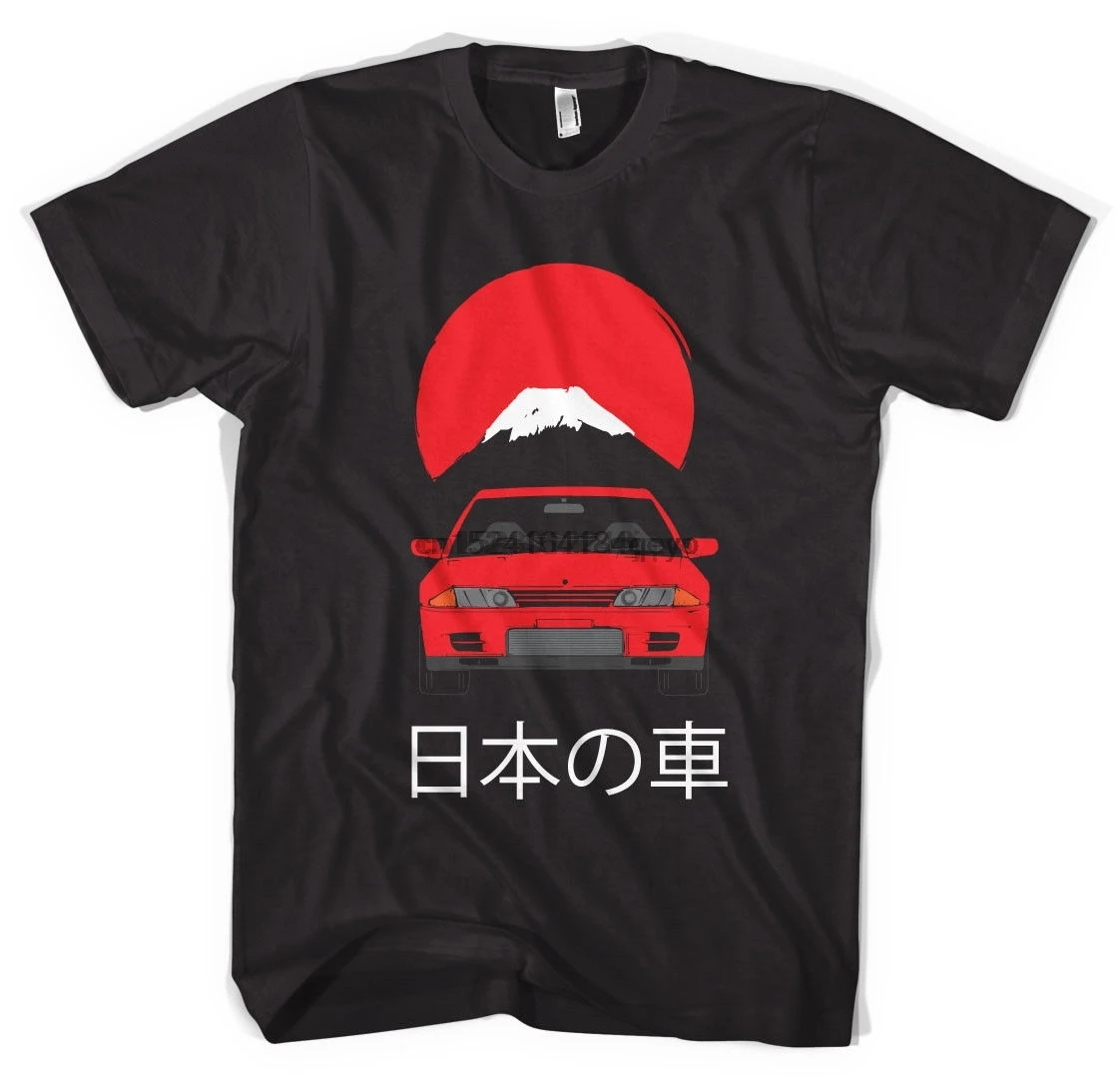 Импортная футболка Fuji R32 Gtr Nissan Skyline Cars Drift Race Jdm R33 R34 | Мужская одежда