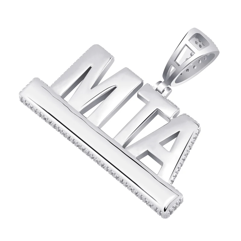 TOPGRILLZ Iced Out кубический циркон ATM кулон и ожерелье Золото Серебро Цвет личности мужские хип хоп ювелирные изделия для подарков