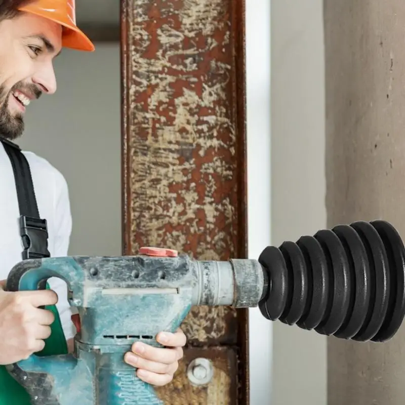 

Rubber Electric Hammer Ash Dust Cover Drill Dust Collector Dust-proof Device Power Tool Accessories Decoration Supplies