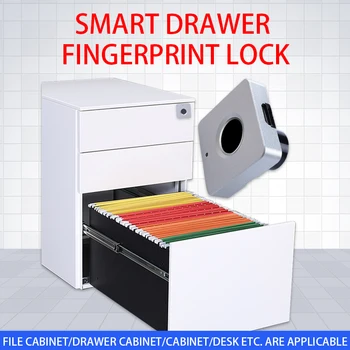 

Intelligent Fingerprint Lock USB Electronic Lock Smart Lock Door Cabinet Fingerprint Padlock Furniture Lock Door For Drawer 1Set
