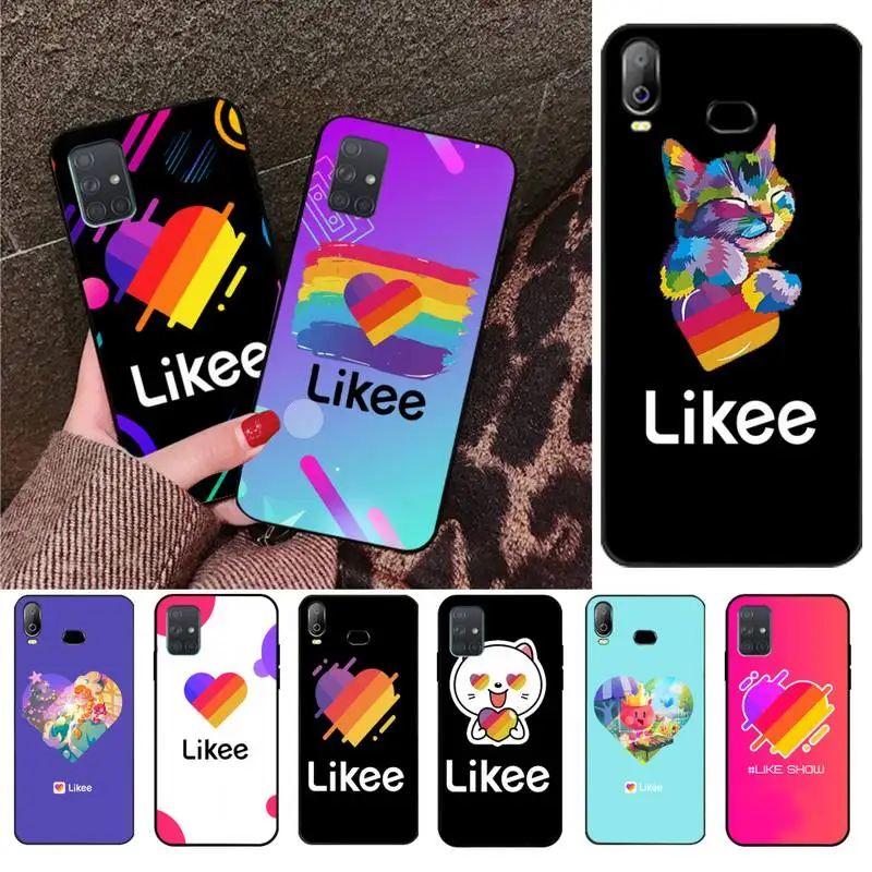 Чехол для телефона Likee Funny cat bear love heart Samsung Galaxy A01 A11 A31 A81 A10 A20 A30 A40 A50 A70 A80 A71 A91 A51 |