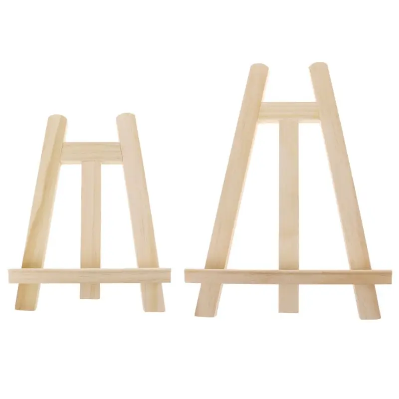 

Mini Wood Easel Advertisement Exhibition Display Shelf Painting Holder Stand For Artist Easel Painting Craft Wooden Stand