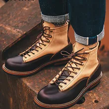 Мужские подходящие по цвету туфли; высококачественные мотоциклетные мужские ботинки с крыльями; Мужские ботинки в стиле панк