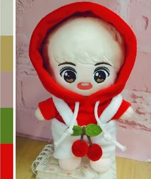 

[MYKPOP]KPOP Doll's Clothes: Sweater & Overall 2pcs Set for 20cm Dolls(without doll) KPOP Fans Collection SA19122908
