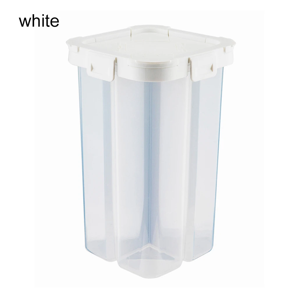 Wonderlife multi-grain storage container with cereal storage compartments  kitchen barrel  grain storage box