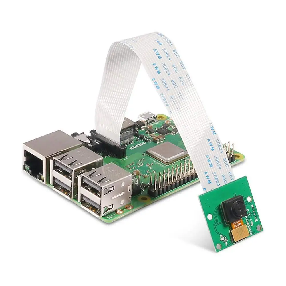 Raspberry Pi камера 1080p 720p Модуль камеры для pi 4 3 Модель B + 5 Мп веб нулевой кабель