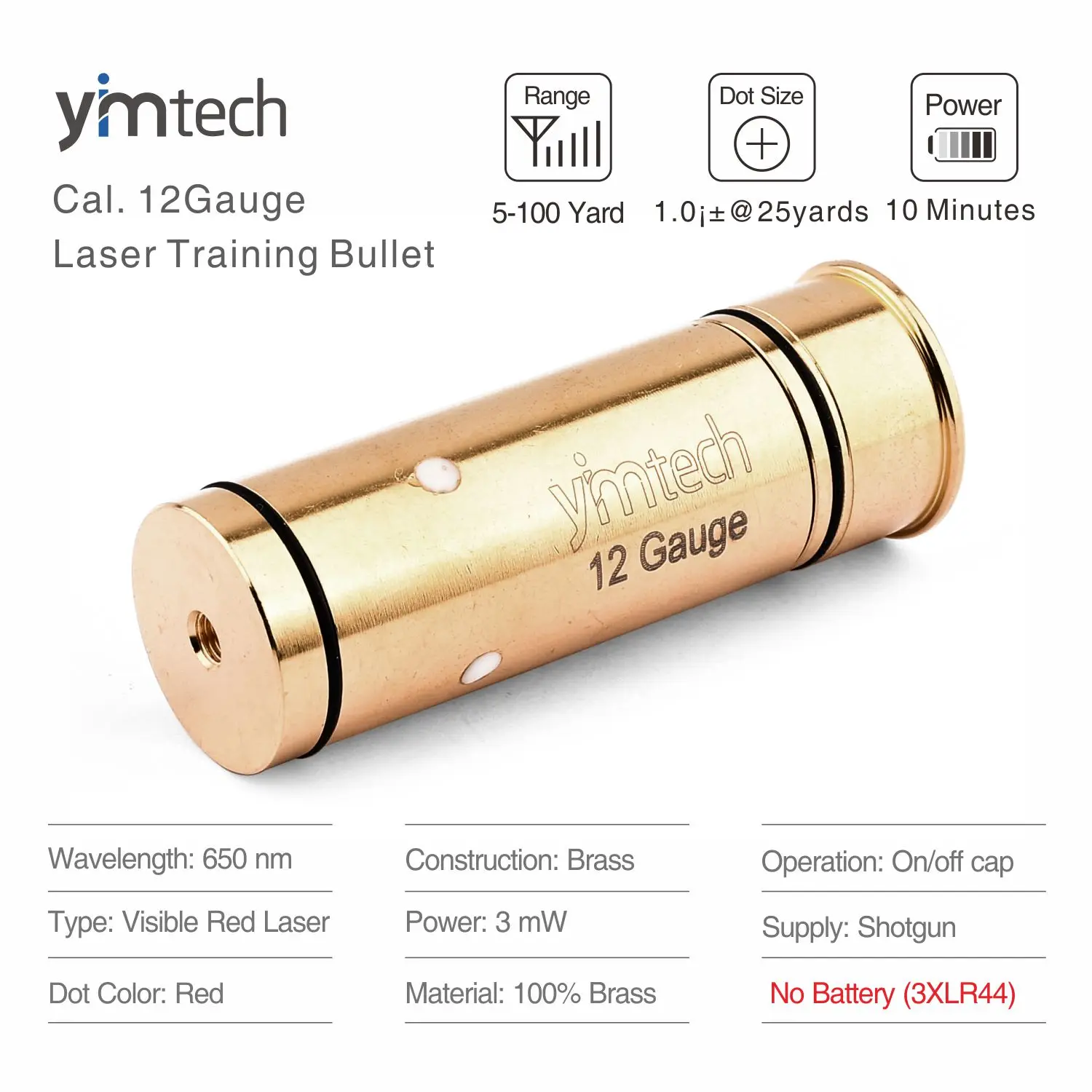 Laser Training Bullet 12gauge Laser Training Cartridge Dry Fire