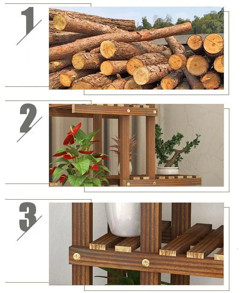 Pour Plante Estanteria Жардин Huerto Urbano Madera Suporte Flores стойка для балкона, полка для балкона, напольная подставка для цветов