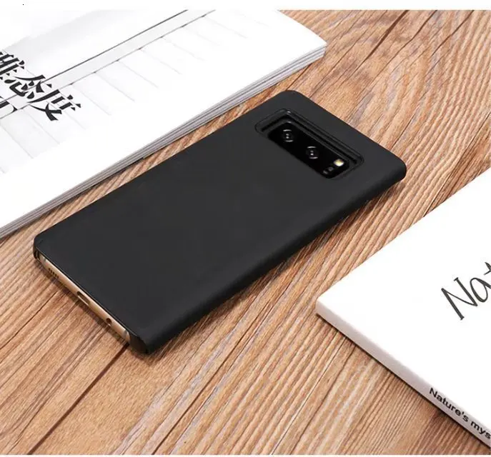 Умный прозрачный зеркальный чехол для samsung Galaxy S9 S8 Plus S6 S7 Edge Note 8 для samsung A3 A5 A7 J3 J5 J7