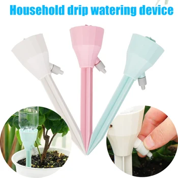 

3/6 Pcs Plant Self Watering Spikes Devices Automatic Waterer Adjustable Drip Irrigation System _WK