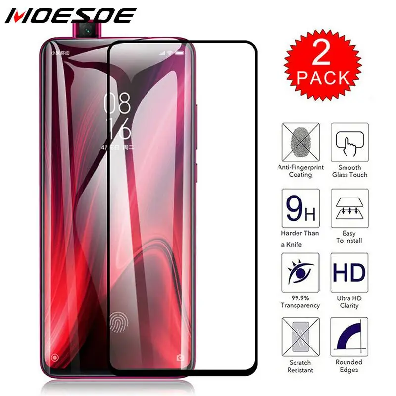 Закаленное стекло для Xiaomi Redmi Note 9 s 8T 8 7 6 Pro 6A 7A 8A Mi 10 SE 9T A3 A2 Lite A1 полноэкранная
