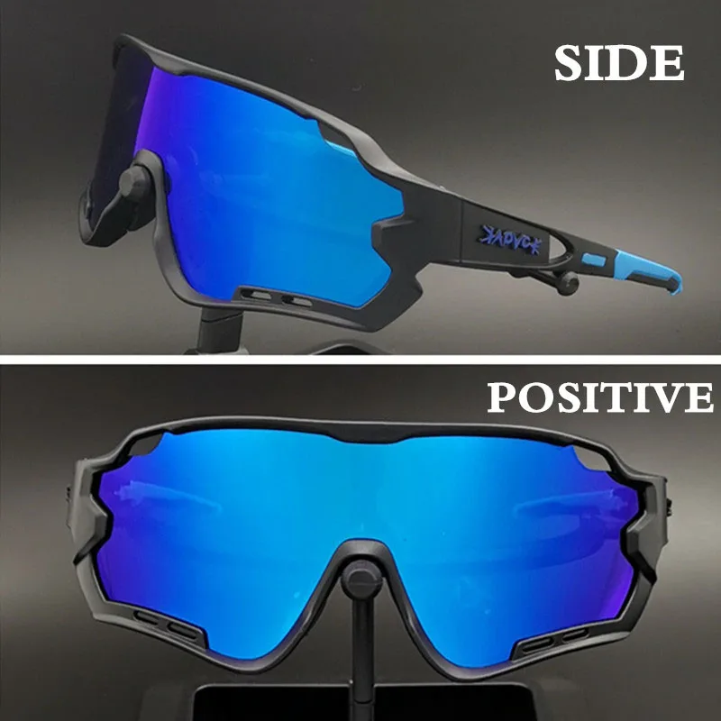 Новые 5 линз UV400 велосипедные очки для мужчин/женщин Спорт Дорожный велосипед Велоспорт оптика Gafas Ciclismo велосипедные солнцезащитные очки MTB - Цвет: KEBR-02