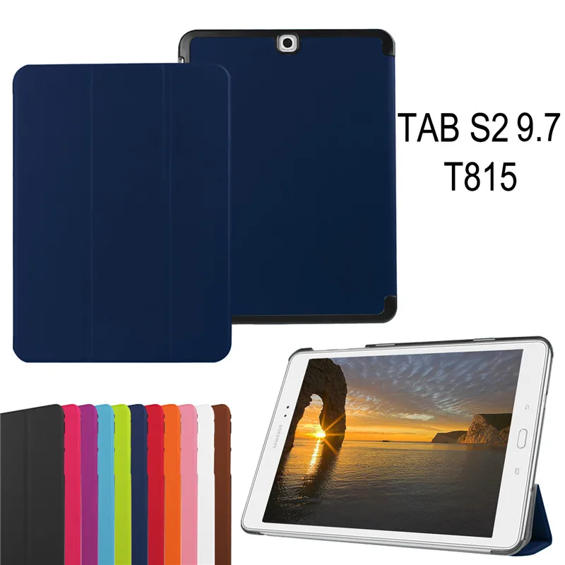 Из искусственной кожи чехол для Samsung Galaxy Tab S2 9,7 T810 T813 T815 T819 9," дюймовый планшетный ПК чехол для Samsung Galaxy Tab S2 9,7 чехол