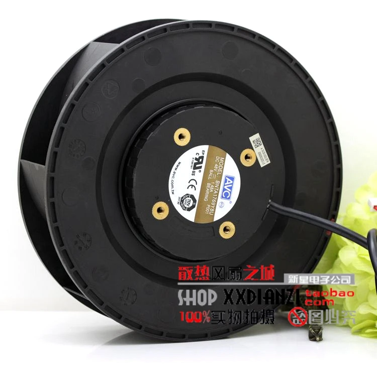 

48V 1.48A BNTA1769Y8U 4 line 17CM PWM violent waterproof turbo fan