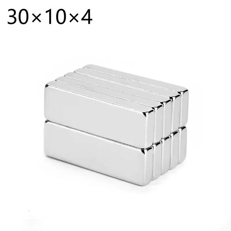 Неодимовый Магнит 30x10x4 2/5/10/20/50 шт. Блок N35 NdFeB сверхмощный сильный постоянный