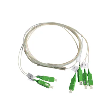 

Fiber Optical PLC 2x4 splitter with SC/APC connector cable 0.9mm 1 meter