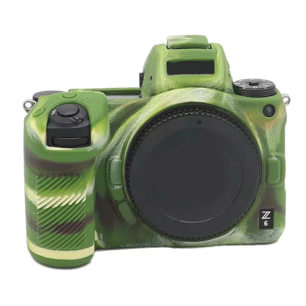 4 цвета мягкий силиконовый резиновый защитный чехол для камеры для Nikon Z7 Z6 защитный чехол для камеры