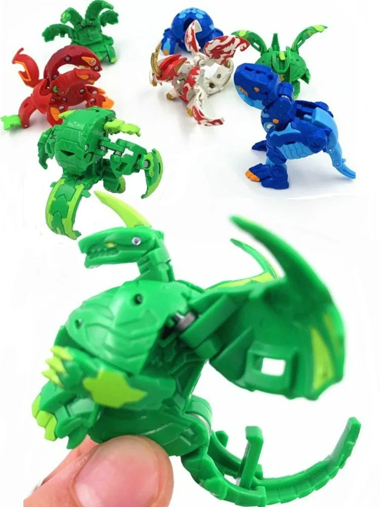 

Deformation Animal Action Toy Figures Diameter 3.5cm Dragon Dinosaur Capsule Model Random Send No Repeat Free Cards for Gift