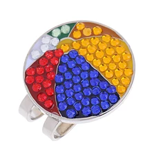 Зажим для шляпы для гольфа со съемным магнитным мячом Для Гольфа Маркер Подарок для гольфа с рисунком мяча