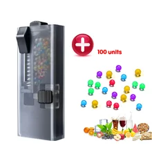 Шарики для сигарет держатель с коробкой из бусин 100 шт Смешанные разрывные Ароматические бусины фруктовый вкус капсула "сделай сам" Аксессуары для дыма Шарики для сигарет держатель с коробкой из бусин 100 шт Смешанные разрывные Ароматические бусины фруктовый вкус капсула "сделай сам" Аксессуары для дыма