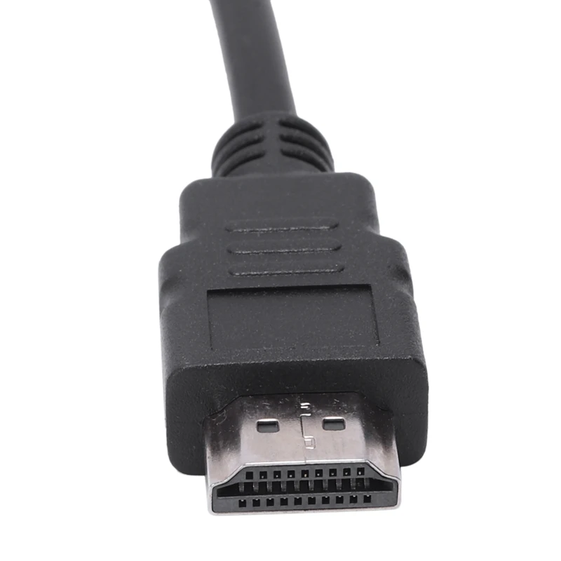  Adattatore da Hdmi a Vga + Jack Audio da 3.5 Mm Full Hd 1080P Nero