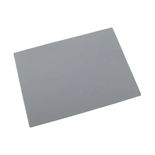 1 шт. 11*8*0,04 дюймов квадратный Гладкий Силиконовый Подкладка держатель размещение коврик кухонные принадлежности коврик толстый - Цвет: Gray