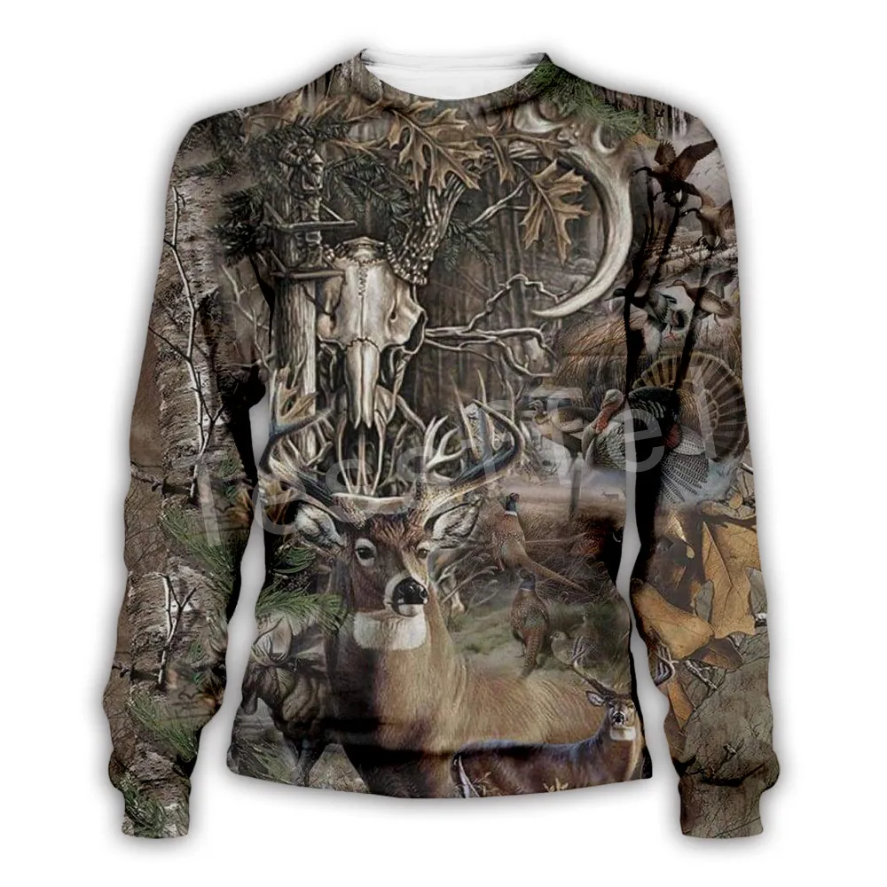  Tessffel Hunter Animal Camo Fashion Tracksuit 3D Print Hoodie/Sweatshirt/Jacket/Mens Womens colorfu