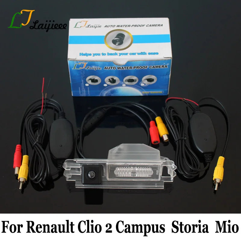 Для Renault Clio 2 Campus Storia Mio Symbol I Thalia/HD CCD камера заднего вида ночного видения автомобиля/Автомобильная беспроводная камера заднего вида