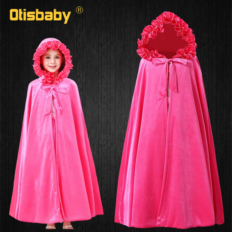 Long Cloak Эльзы 2 розовый синий Платье Эльзы для девочек Детские вечерние карнавальный костюм «Анна» Рождественская одежда; Fantasia Infantil - Цвет: Long Cloak