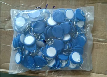 

1000pcs/Lots 125Khz RFID Proximity EM4100 ID Card Token TK4100 Tags Key Keyfobs for Access Control Time Attendance
