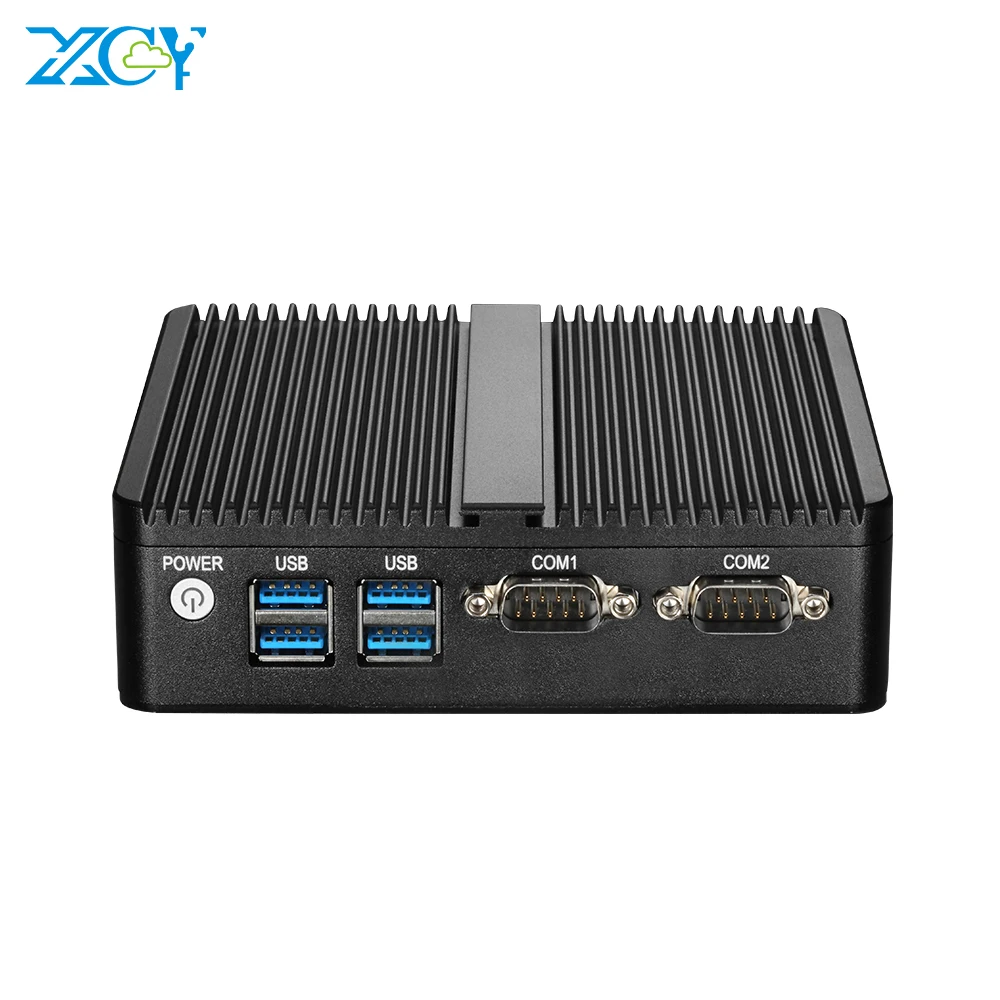 Mini Núcleos Quad Intel Celeron J4105 Windows 10 Ddr3l Msata Ssd Wifi Bluetooth Rs232 Duplo Nic Hdmi Vga 4 * Usb Fanless