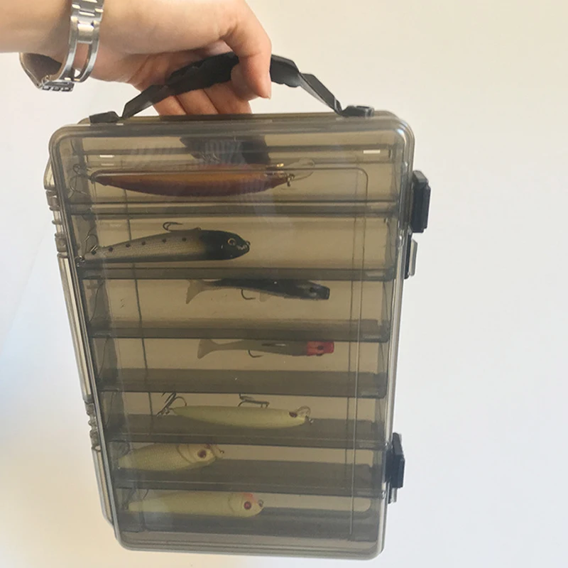 Explosie Grote шкатулка Visgerei коробка Dubbellaags Sub Aas Box|Рыболовные снасти| |