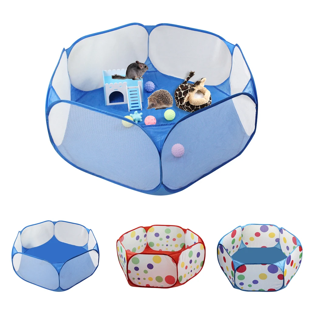 Foldable Small Pet Pen Cage for Hamster Rabbit Guinea Pig Gerbil Mice Rat