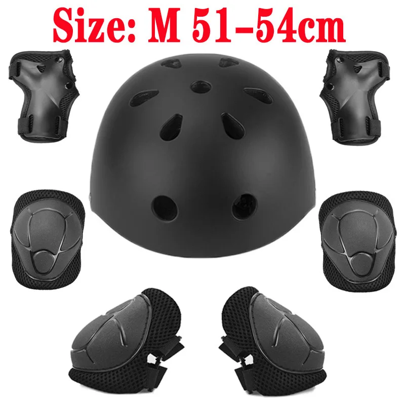 Children Bike Helmet Skateboard Skating Cycling Riding Kids Bicycle Helmet Ciclismo Casco  Protective Knee Pads