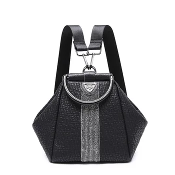 

Soft Leather Backpack Women Multifunctional Korean Backpack Shoulder Trvel School Bags Black Backpack