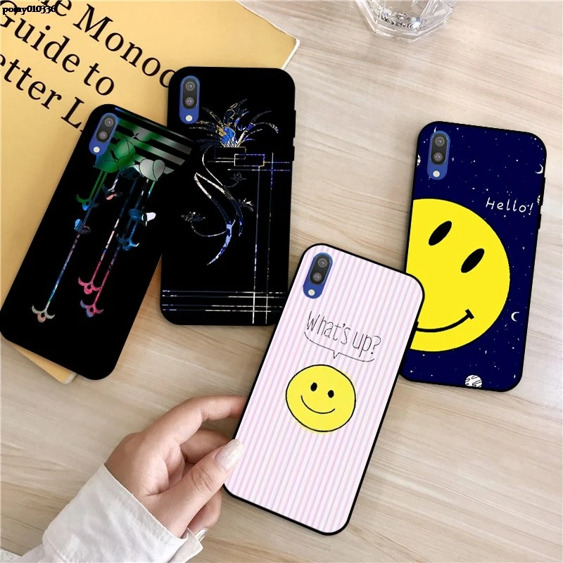 Мягкий чехол Smiley 1 из ТПУ для Samsung Galaxy A3 A5 A6 A7 A8 A9 Plus Pro 2015 2016 2017 2018 | Мобильные