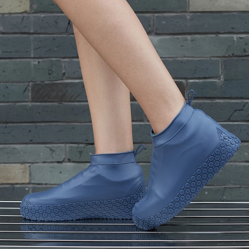 Rain boots waterproof children PVC rubber boots non-slip water shoes cover rainy day men and women