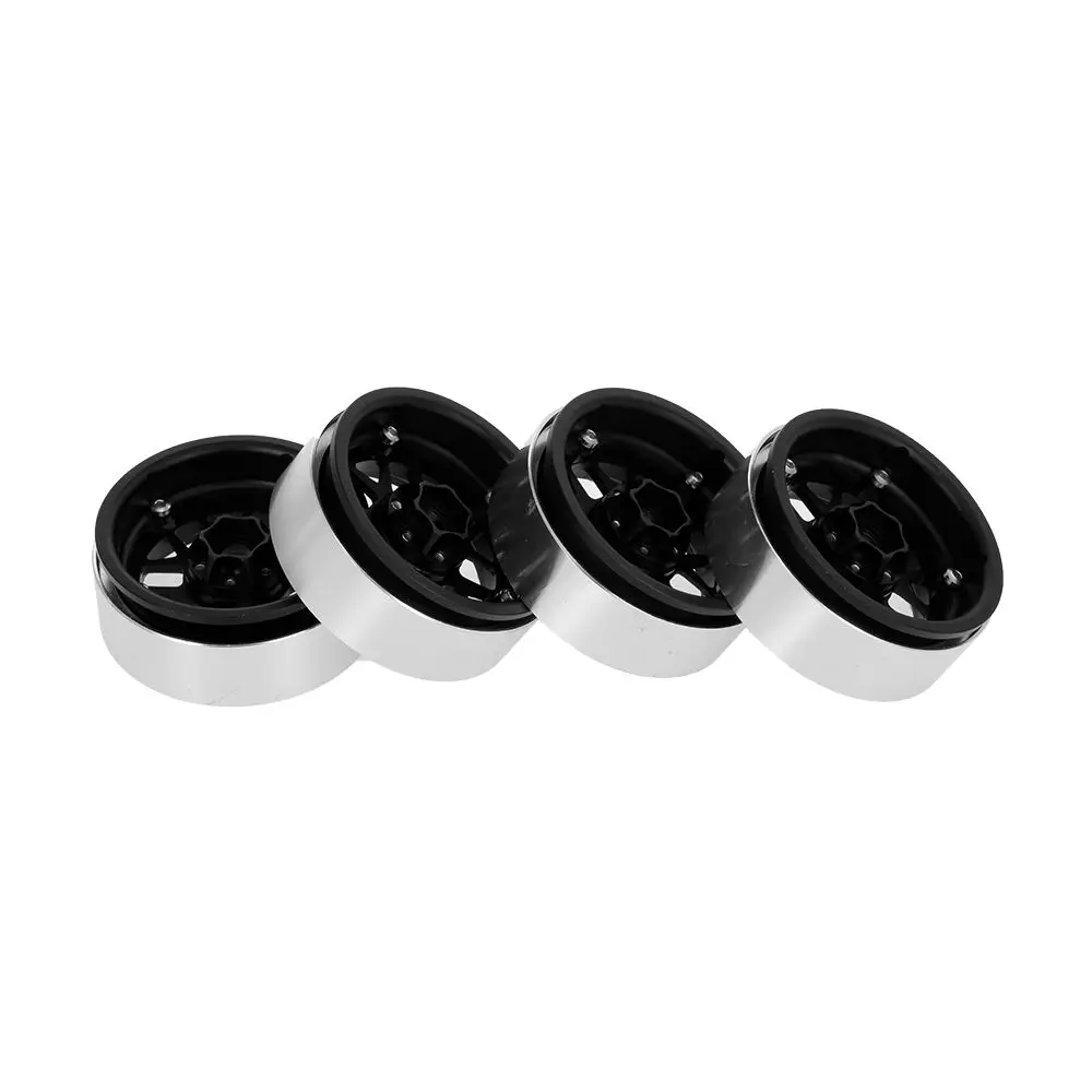 

Heavy Wheel Rim Duty Replacement Alum Metal Alloy 2.2'' Beadlock SCX10 D90 90034 90035 Inch