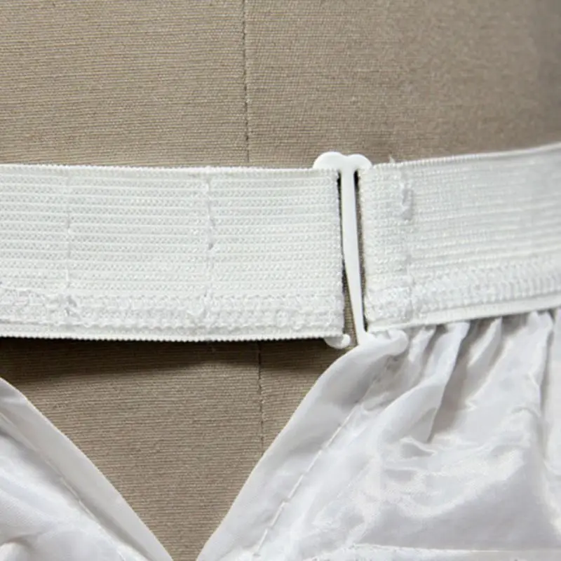Свадебное платье, юбка, 3 слоя, без косточек, кружево, косплей, выпускной, Нижняя юбка в стиле "Лолита", белая внутренняя подложка, короткие юбки