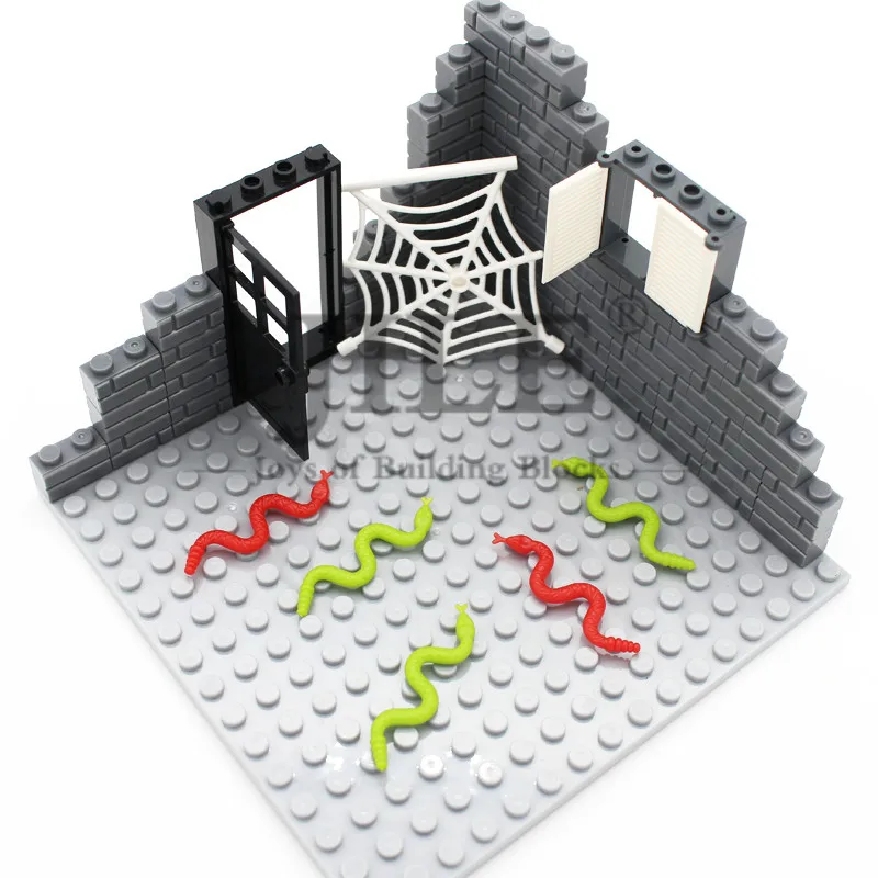 

Moc Snake Reptile Mollusc Animal 30115 DIY Creative Enlighten Building Blocks Brick Compatible Assembles Particles for Kids Toys